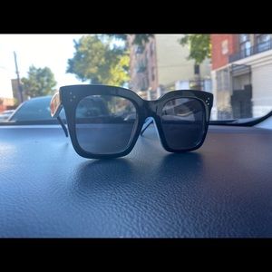 Celine Acetate black glam sunglasses